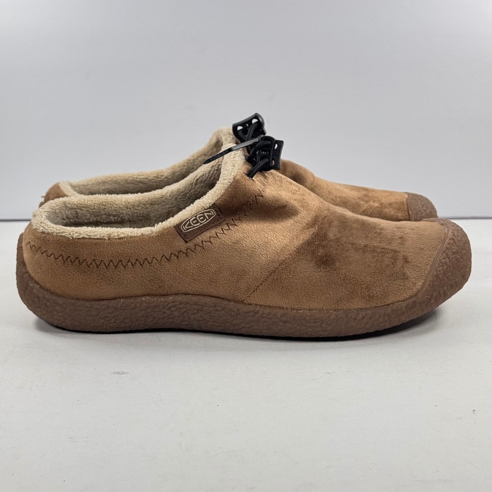 Keen Howser II Tan Brown Fleece Lined Slip On Mules Womens Size 6 Shoes 1023981